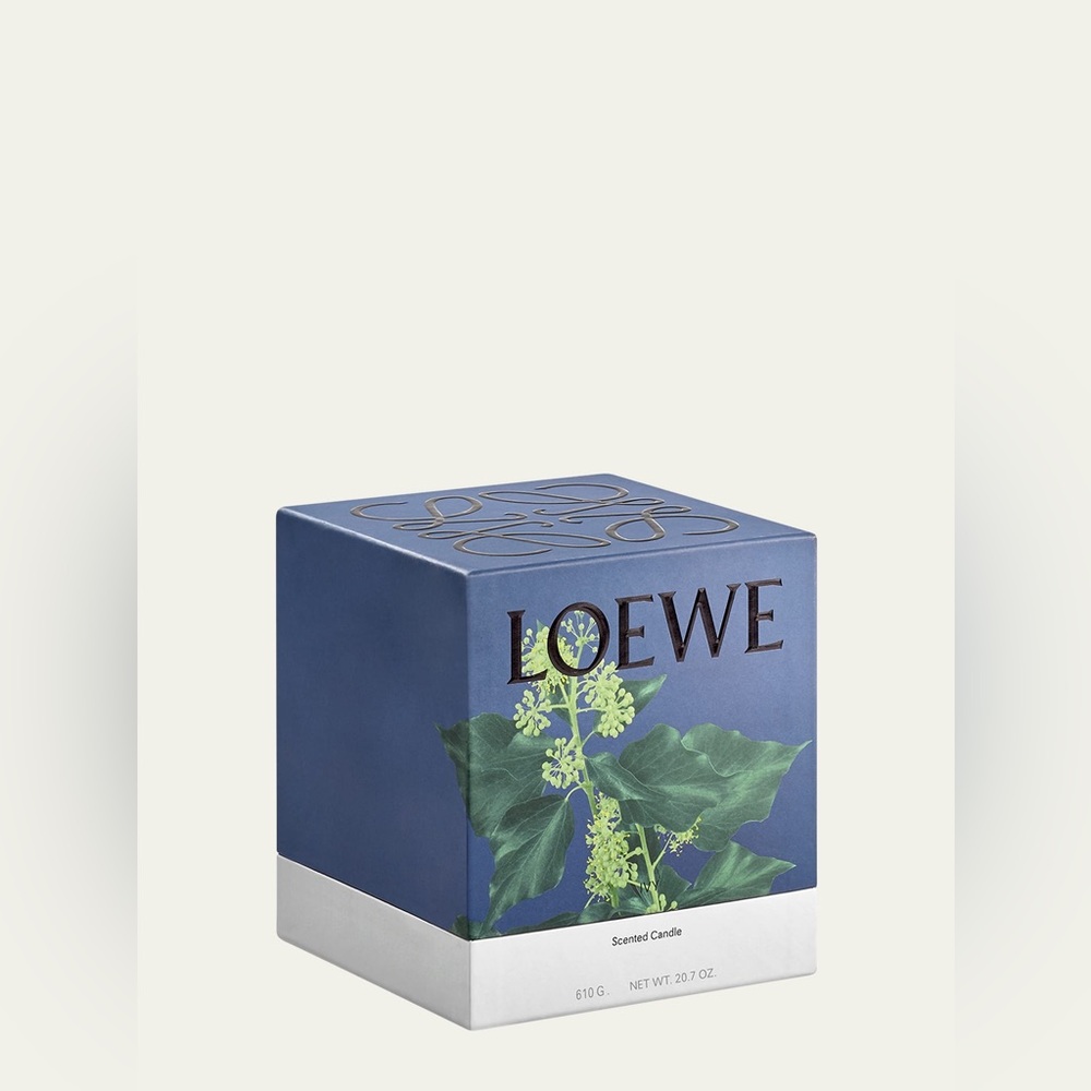 LOEWE Ivy Medium Candle 610g Wax - 100% vegetable wax with two cotton wicks $265